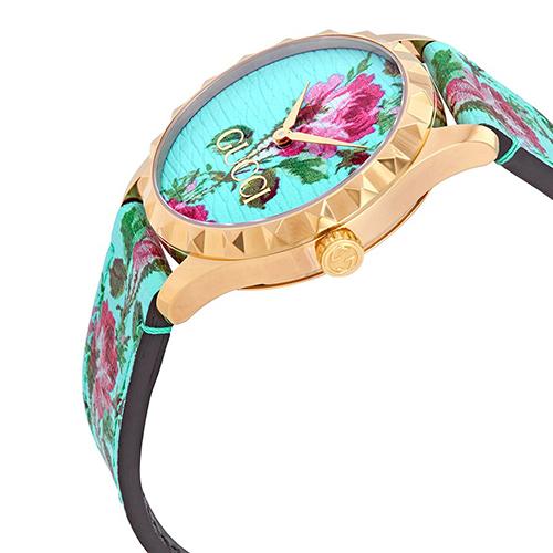 グッチ 時計 コピー G-Timeless Aqua Floral Watch YA1264085